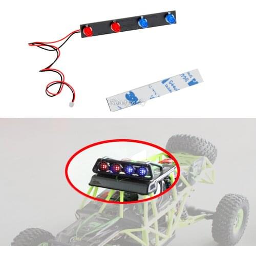 Headlights Roof Lamp Light LED for 1/12 1:12 WLtoys 12428 Remote Control Car RC Buggy Off-Road Car DIY LED Lights Spare Parts