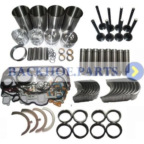 Overhaul Rebuild Kit For Isuzu 4JB1 Engine Mustang Bobcat 843 853 960 1213 2060