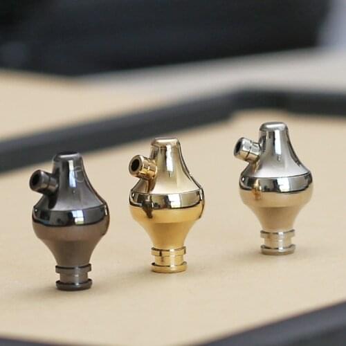 10mm In Ear Headphone Housing for 9-10mm Speakers Pure Copper Shell Case 3 Colors Earphone Housing