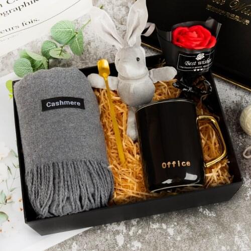 1set Purse Scarf Automatic Cup Book Answer Wedding Engagement Groomsmen Birthday Gift for Boyfriend