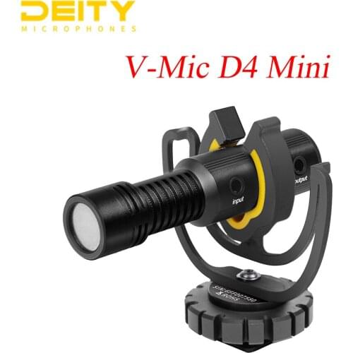 Deity V-Mic D4 Mini Microphone Head Mic TRS 3.5MM for Vlog Video Studio DSLR Camera smart phone iPhone
