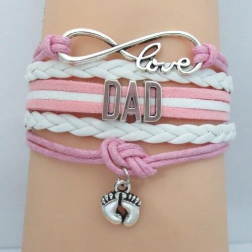 Fashion dad bracelets love dad bracelets daddy bangles i love dad gift
