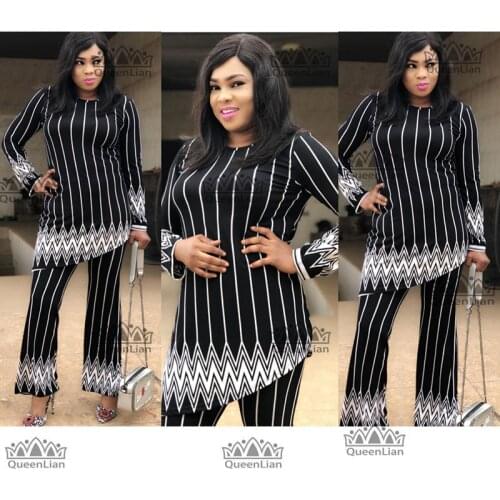 2019 New Fashion African Sexy Irregular Shape dress Party Plus Elastic Dress Suit For Lady (TZ05#)