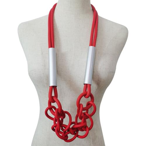 YD&YDBZ New Bohemian Necklace Harajuku Pendant Womens Black Foam Rubber Fashion Jewelry Things Handmade Diy Gift Girl Collar