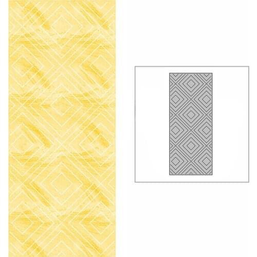 New Slim Dotted Nesting Diamonds Background Plate 2021 Metal Cutting Dies for DIY Scrapbooking and Card Making Embossing Craft