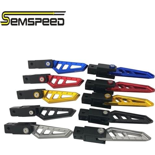 SEMSPEED Motorcycle Rear Footpegs Foot pegs Modification Production CNC For Kawasaki Z800 Z650 Z750 Z1000/SX Z900 Accessories