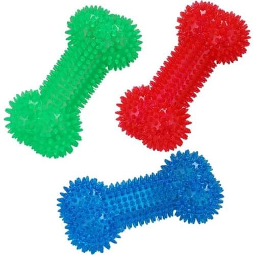 Dog Toys Rubber Funny Puppy Chew Toys Bone Shape Interactive Puppy Large Dogs Tooth Cleaning Toys for Dogs Pet Products