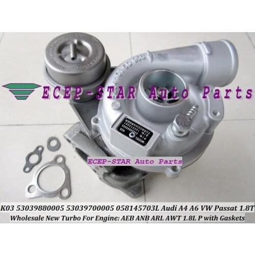 K03 53039880005 058145703H 06A145703B 058145703LX Turbine Turbo For Audi A4 A6 For VOLKSWAGEN VW PASSAT AEB ANB AWT 1.8T 1.8L P