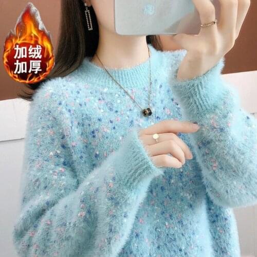 Woman Sweaters Pullover Womens Sweater 2021 Autumn Winter Loose Knitted Top Femme Chandails