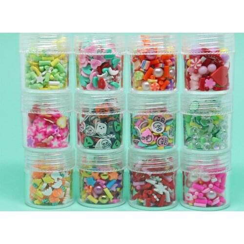 10g/box Slime Additives Charms Supplies Beads Polymer Slices Sprinkles Accessories DIY Kit Filler For Fluffy Clear Cloud Slime