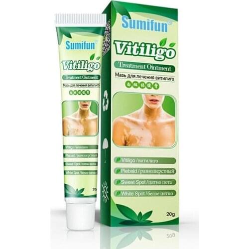 20g Chinese Vitiligo Cream White Spot Antibacterial Cream Pigment Melanin Promoting Skin Vitiligo Treatment Health Plaster