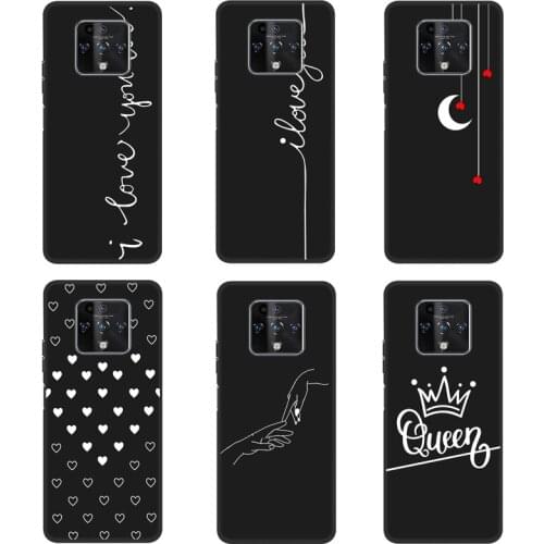 Case For TECNO CAMON 16 PREMIER Phone Case Back Cover Black Softness Silicone Bumper