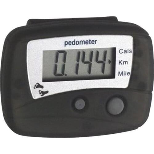 Black Portable Multi-functional Lcd Display Digital Distance Calorie Outdoor Walking Pedometer Equipment Steps Counter Spor E1U4