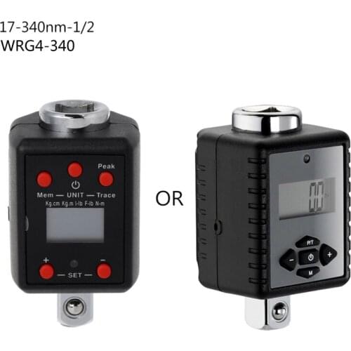 Digital High Torque Wrench 1.5-1000nm Adapter 1/4 3/8 1/2 3/4 Drive Microtorque