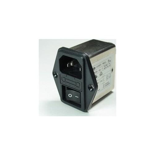 CW2B-3A-T AC purifier filter inductor 3A socket switch filter Connector