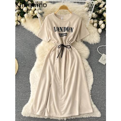 Летние платья с разрезом Kimotimo China At AliExpress