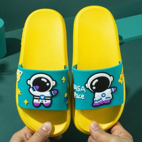Navy Bird Children's Slippers