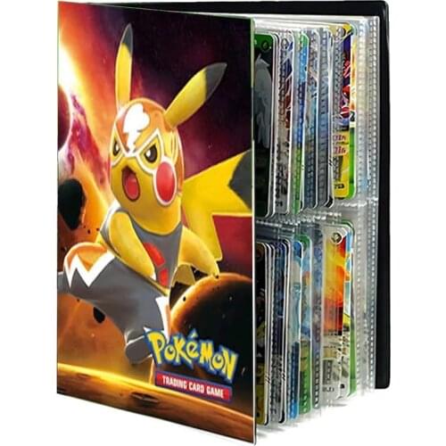 NEW 240pcs Characters Card Collection Notebook Game Card Playing Album Pokemones Cards Holder Novelty Gift For Kids