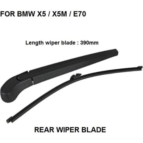 OE#61627206357 For BMW X5 / X5M / E70 REAR WIPER BLADE & ARM COMPLETE SET NEW 2007-2013