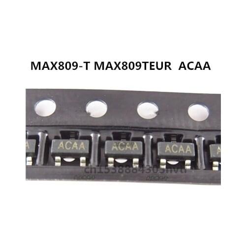 Original 50pcs/ MAX809-T MAX809TEUR (ACAA) SOT-23