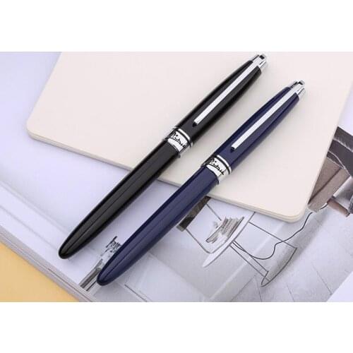 Picasso 912 Elegant Daphne Pimio Metal Roller Ball Pen Blue & Black Business Writing Pen No Gift Box