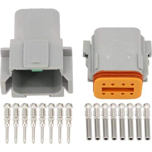Deutsch Series DT Connectors DT04-8P/DT06-8S 8 Pin Automobile Waterproof Wire Electrical Connector Plug 22-16AWG