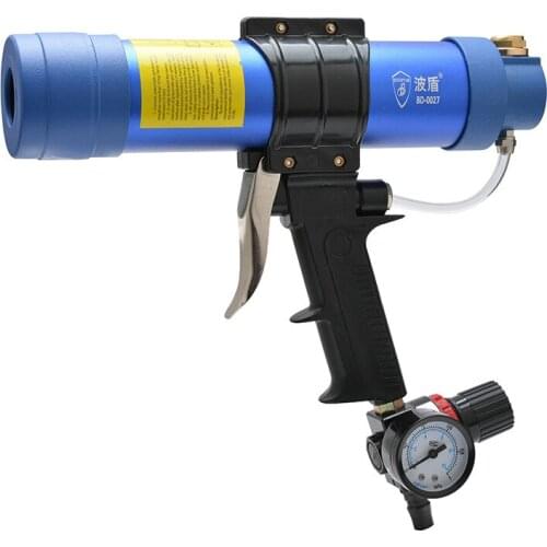 Handheld Pneumatic Glue Gun Pneumatic Glass Silica Gel Gun Foam Glue Caulking Gun Barrel-mounted Hard Glue Adjustable Speed