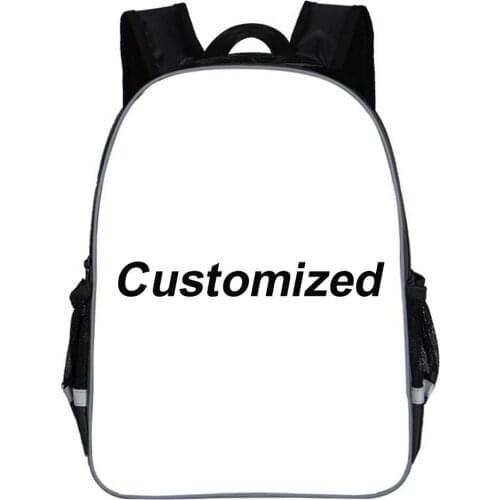 GABWE Polyester Custom Backpack Customize Your Logo Name Image Backpack Teenager School Bags All Ages Shoulder Bags Unisex Hot