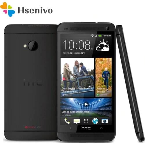 HTC One M7 Refurbished-Unlocked Original ONE M7 2GB RAM 32GB ROM Smartphone 4.7inch Screen Android 5.0 Quad Core phone