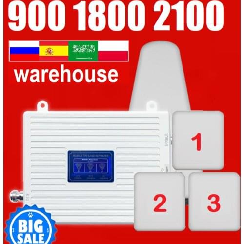 Russian Saudi Spain warehouse 2G 3G 4G signal booster amplifier repeater Megafon Tele2 Beeline Yota MTS Mobility STC ZAiN