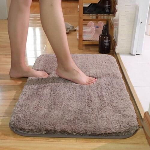 Thicken Bath Mat Non-slip Absorbent Area Rugs High Plush Soft Bedroom Living Room Carpets Entrance Doormat Washable Floor Mats