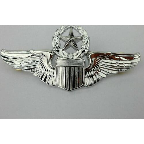 WW2 US Army Air Forces Aviator Pilot Wings Badge Captain USAAF Pin INSIGNIA Military Store