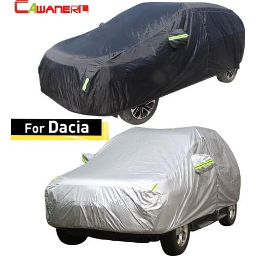 Cawanerl For Dacia Nova Solenza Sandero Dokker Lodgy Logan Duster Auto Cover Sun Rain Snow Dust Resistant Waterproof Car Cover