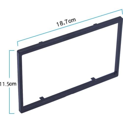 Din Car Stereo Install Dash Bezel Panel Mounting Frame for Car Radio DVD Player Car Audio Refit Frame 178*102mm