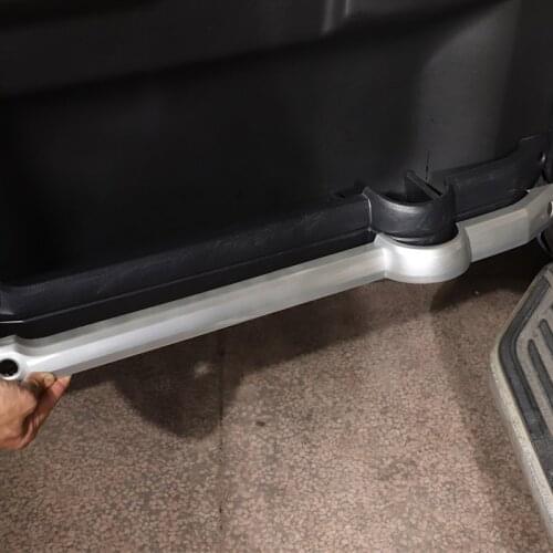 For Land Rover Discovery 3 LR3 2004-2009 Car styling ABS Silver/Black Car Door Decorative Strips Trim Stickers Car Accessories