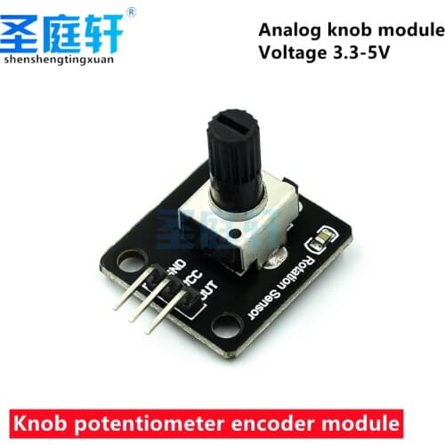 Electronic building blocks Rotary potentiometer Analog knob module Rotary encoder module