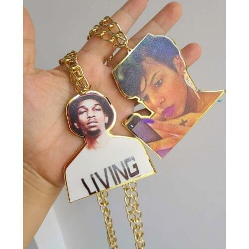 Custom Photo Family Love BFF Graduation Gift Women Men Necklaces Personalize jewelery