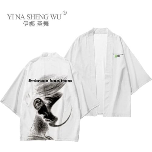 Kimono Man Japanese Clothes Male Samurai Costume Obi Beach Mens Kimono Cardigan Japanese Streetwear Sun Protective Jacket/pants