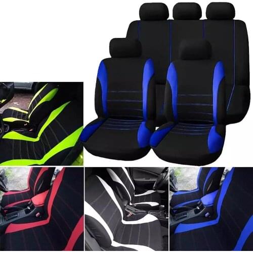 Aimaao 2/4/9 Pcs Universal Car Seat Covers Set Auto Styling Interior Accessories For Megane 2 Ford Focus 2 Mondeo Mk4 Volvo