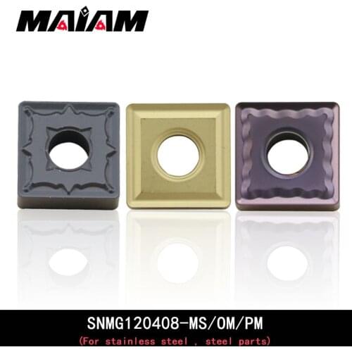 SNMG Square Insert SNMG120404 SNMG120408 pm ms om pattern MSRNR MSRN turning tool bar for Stainless steel and forging material