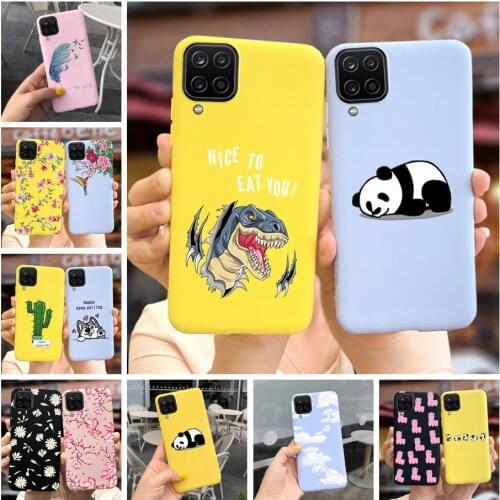 Cute Fashion Candy Cover For Samsung Galaxy A12 Case SM-A125F Soft Slim Fundas Phone Cases For Samsung A12 A 12 A125F Back Cover