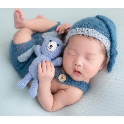 Newborn baby knit blanket Posing fabric layer Baby Beanbag cover photo props Newborn blanket photo backdrop