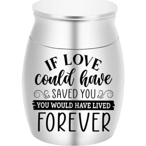 Ashes Memorials For Deceased Relatives/Pets Aluminum Cremation Jars Available In Five Colors
