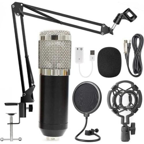 Professional BM 800 karaoke microphone BM800 studio condenser mikrofon mic bm-800 For KTV Radio Broadcasting Singing computer