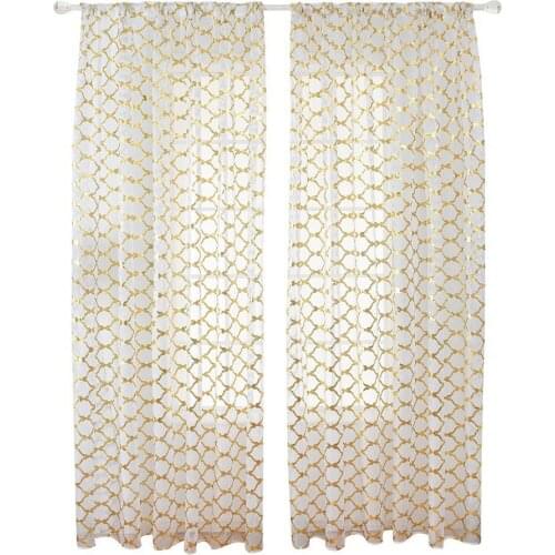 Lantern Print Screen Sheer Curtains For Living Room Hotel Bedroom Window Patio Door Home Decoration Insulate Heat Cold 40''x79