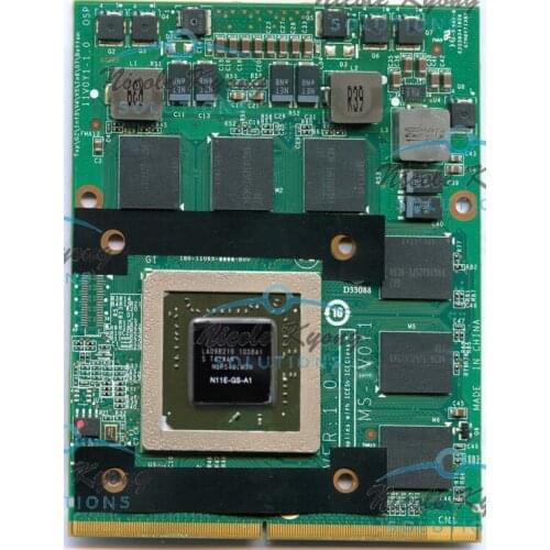 GTX460M GTX 460M VGA Video Card for msi 16F1 16F2 16F3 1656 1727 GX740 GX640 GT660 GT780 GT663 GX660 GT680 GT683 GT680