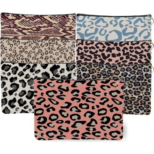 Roomy Cosmetic Bag Fashion Casual Leopard Zebra Snakeskin Print Women Makeup Bags Cosmetics Bag Case Travel Toiletry Pouch