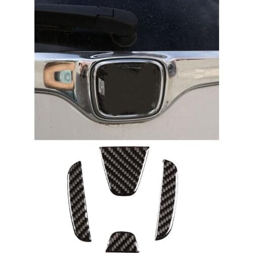 Carbon Fiber ABS Outside Decoration Stickers Cover Trim for Honda CR-V CRV 2016-2019 Car Stylings
