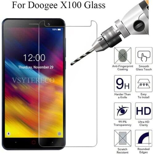 Tempered Glass For DOOGEE X100 Glass Screen Protector 2.5D 9H Premium Tempered Glass For DOOGEE X100 Protective Film