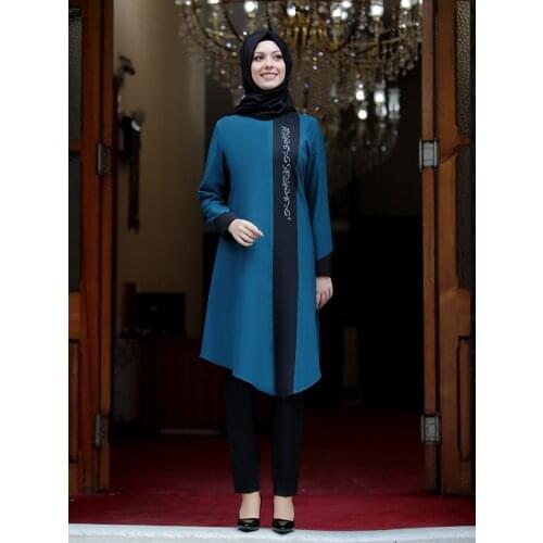 Women Tunic Trousers Double Suit Hijab Combination New Season Islamic Muslim Clothing Quality Fabric Made in Turkey Authentic